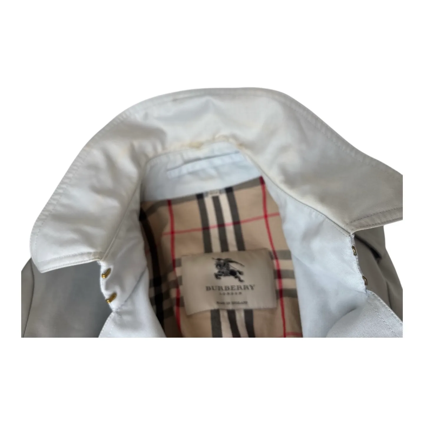 Burberry Trench Coat - Light Blue image indicator(10)