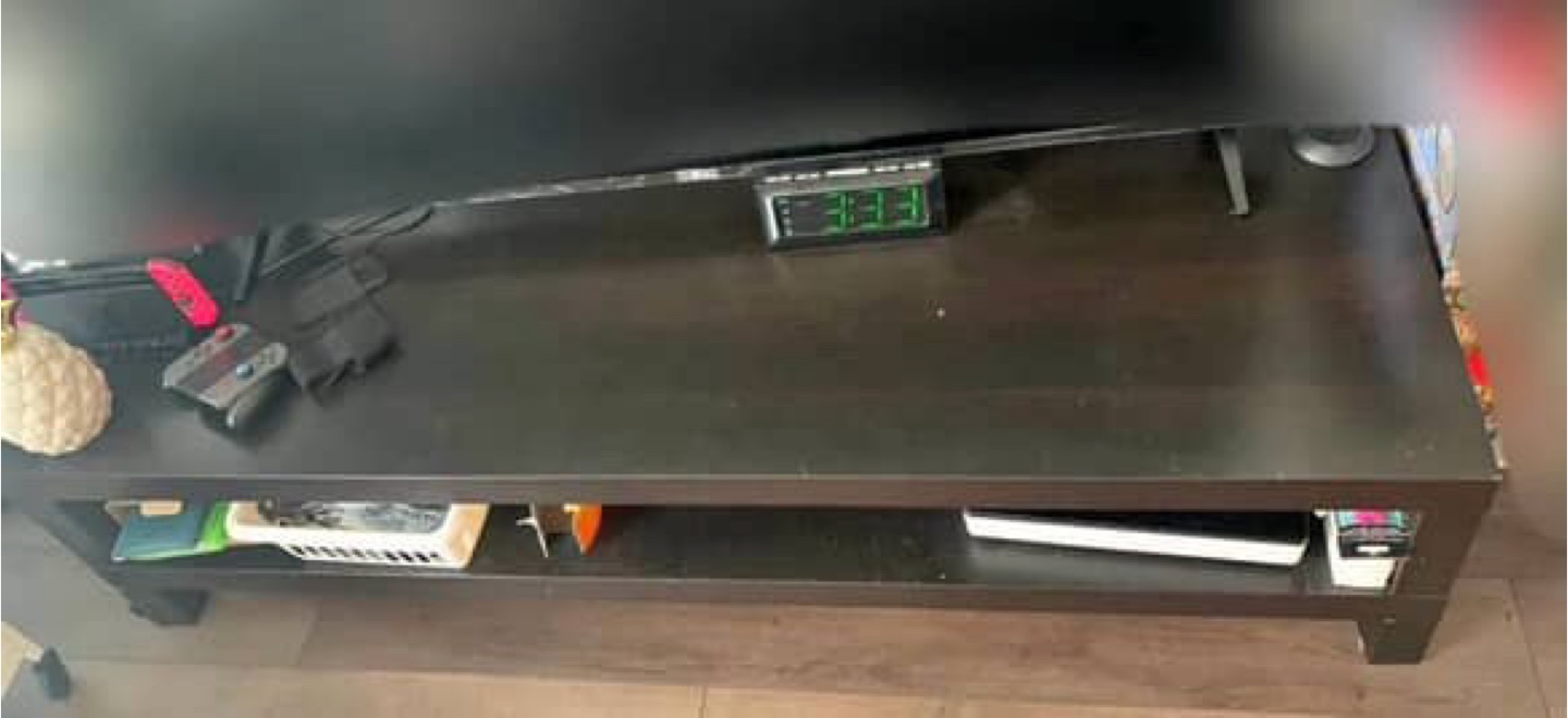 Dark Brown TV Stand - photo 2