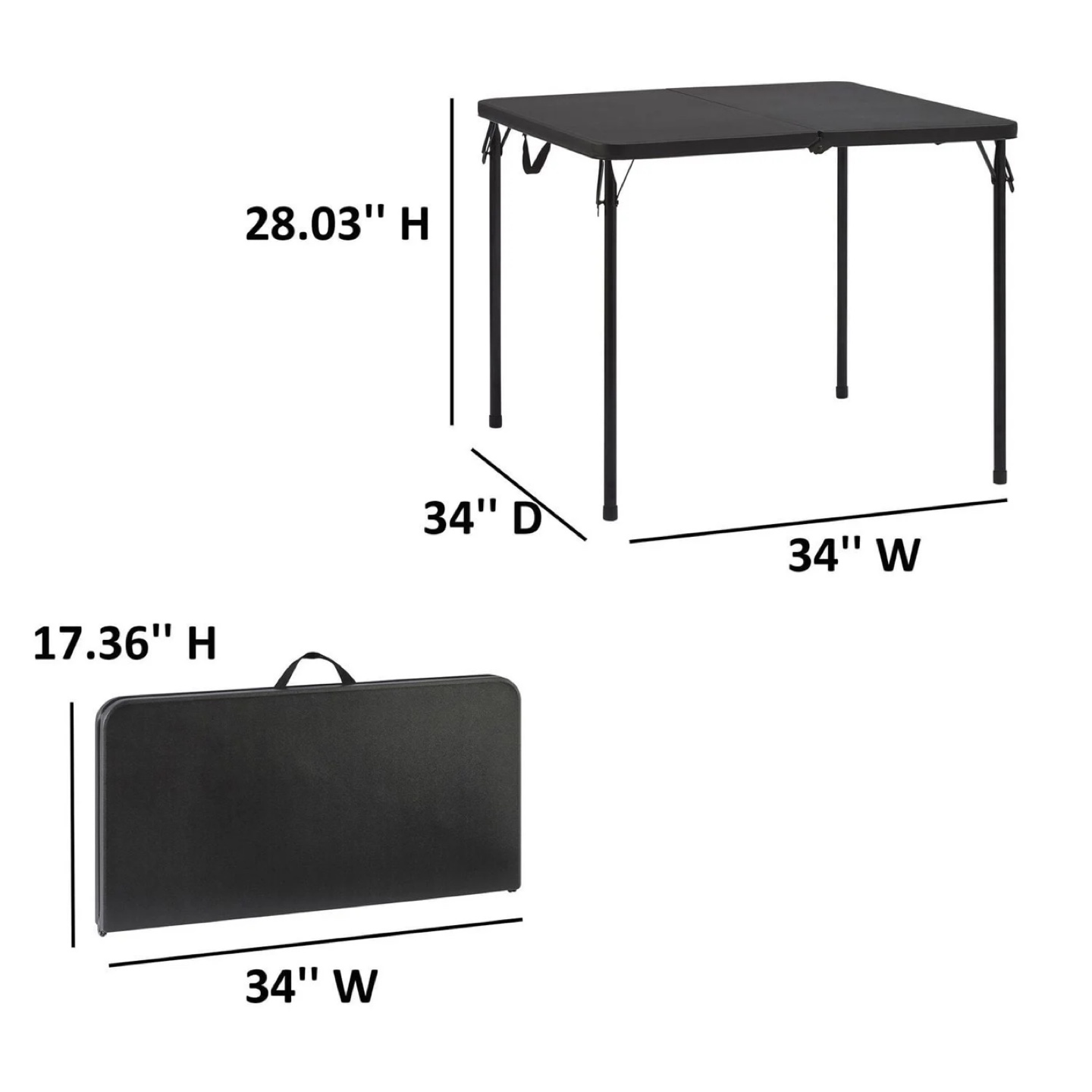 Folding Square Table - photo 2
