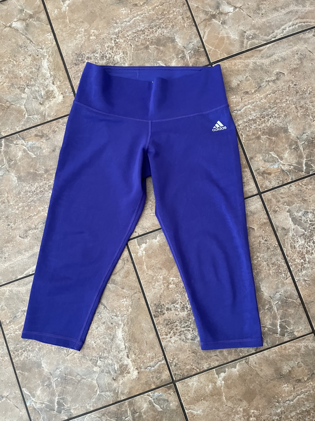 Purple Adidas Capri Leggings