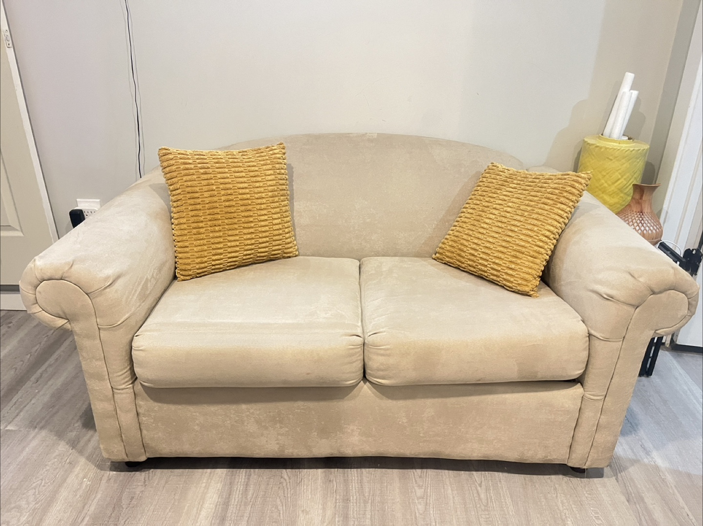 Sofa Bed with Pillows