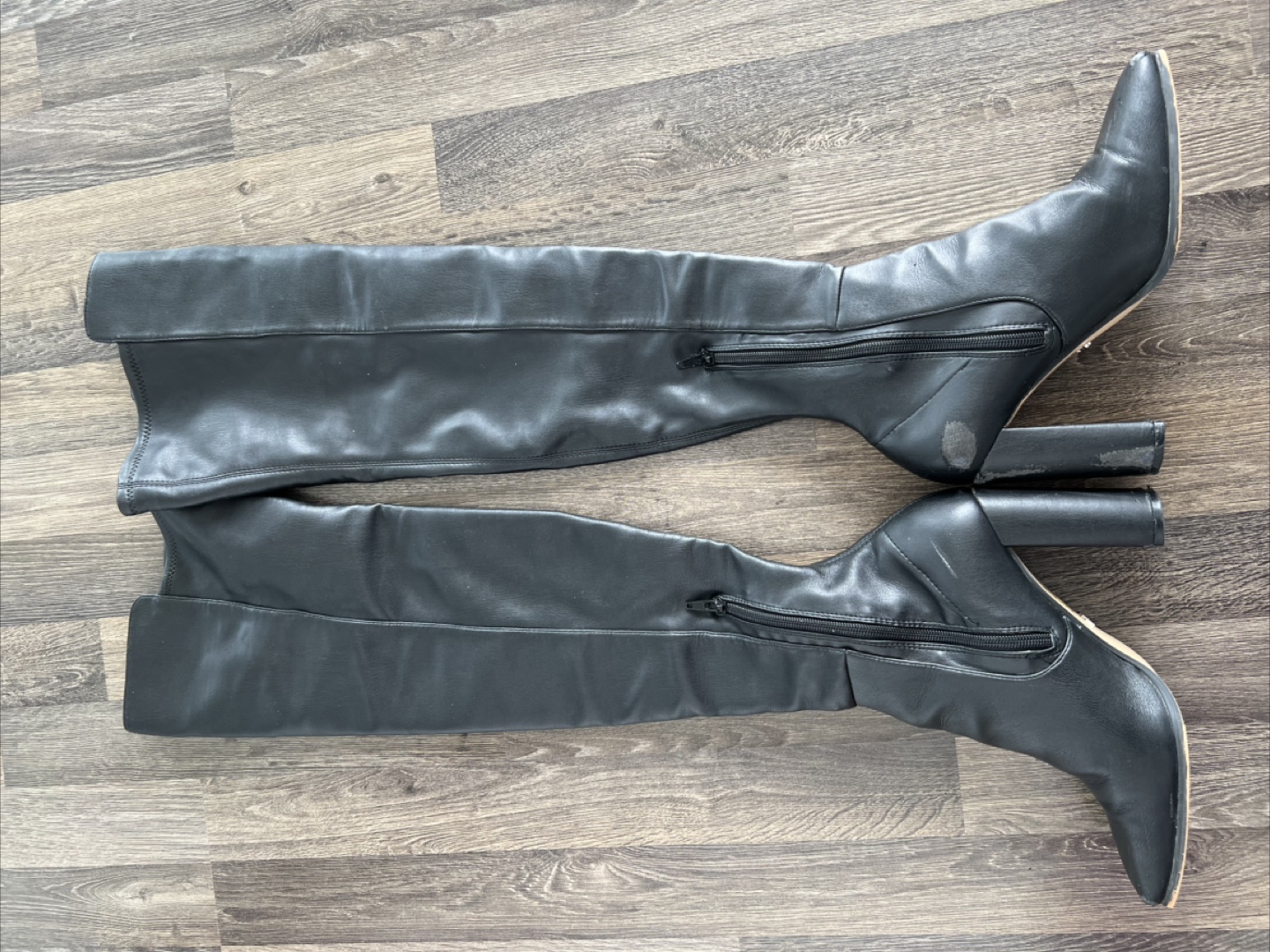 Aldo Black Thigh High Boots - photo 3