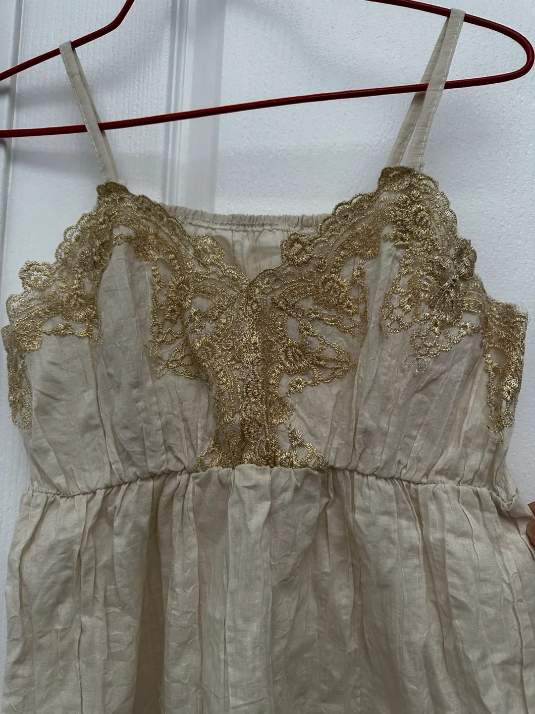 Creamy Ivory Spaghetti Strap Top image indicator(2)