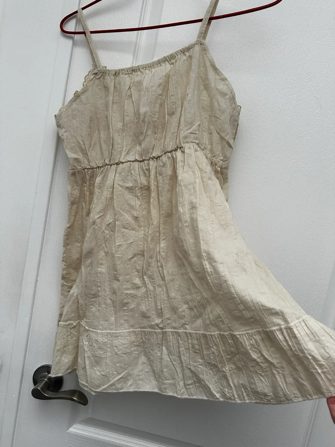 Creamy Ivory Spaghetti Strap Top image indicator(3)