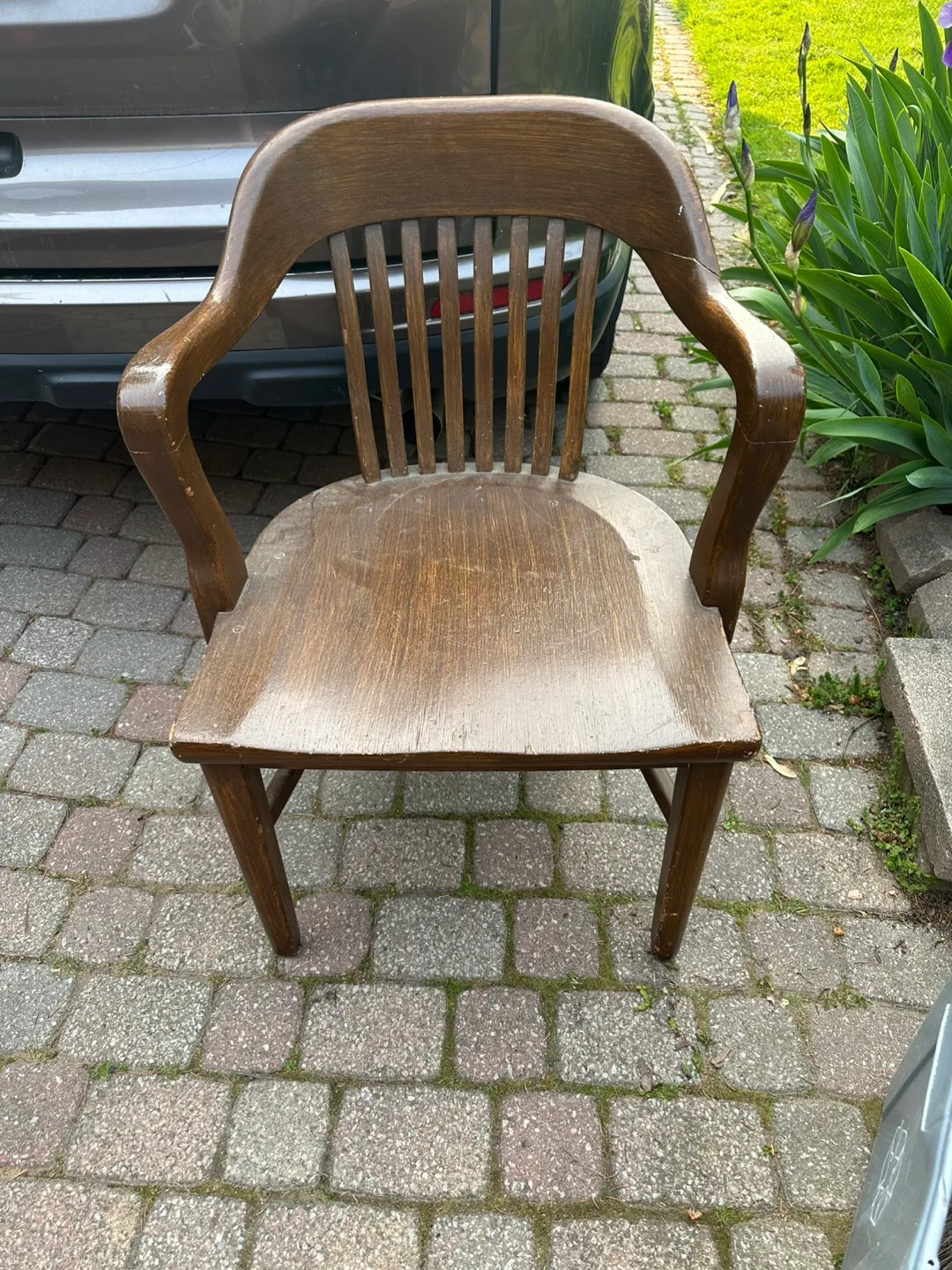 Vintage Wooden Armchair thumbnail