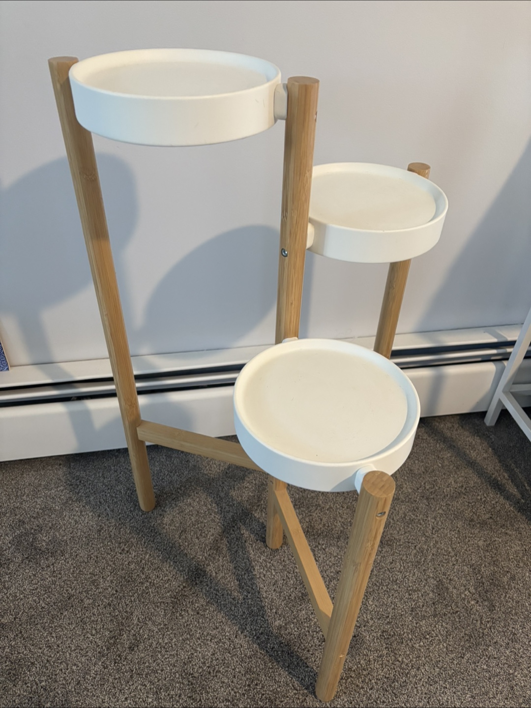 Plant Stand with Three Tiers