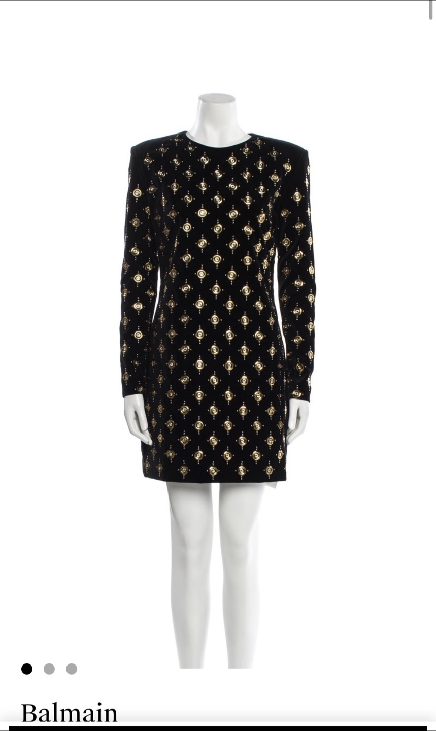 Balmain Embellished Dress - photo 5