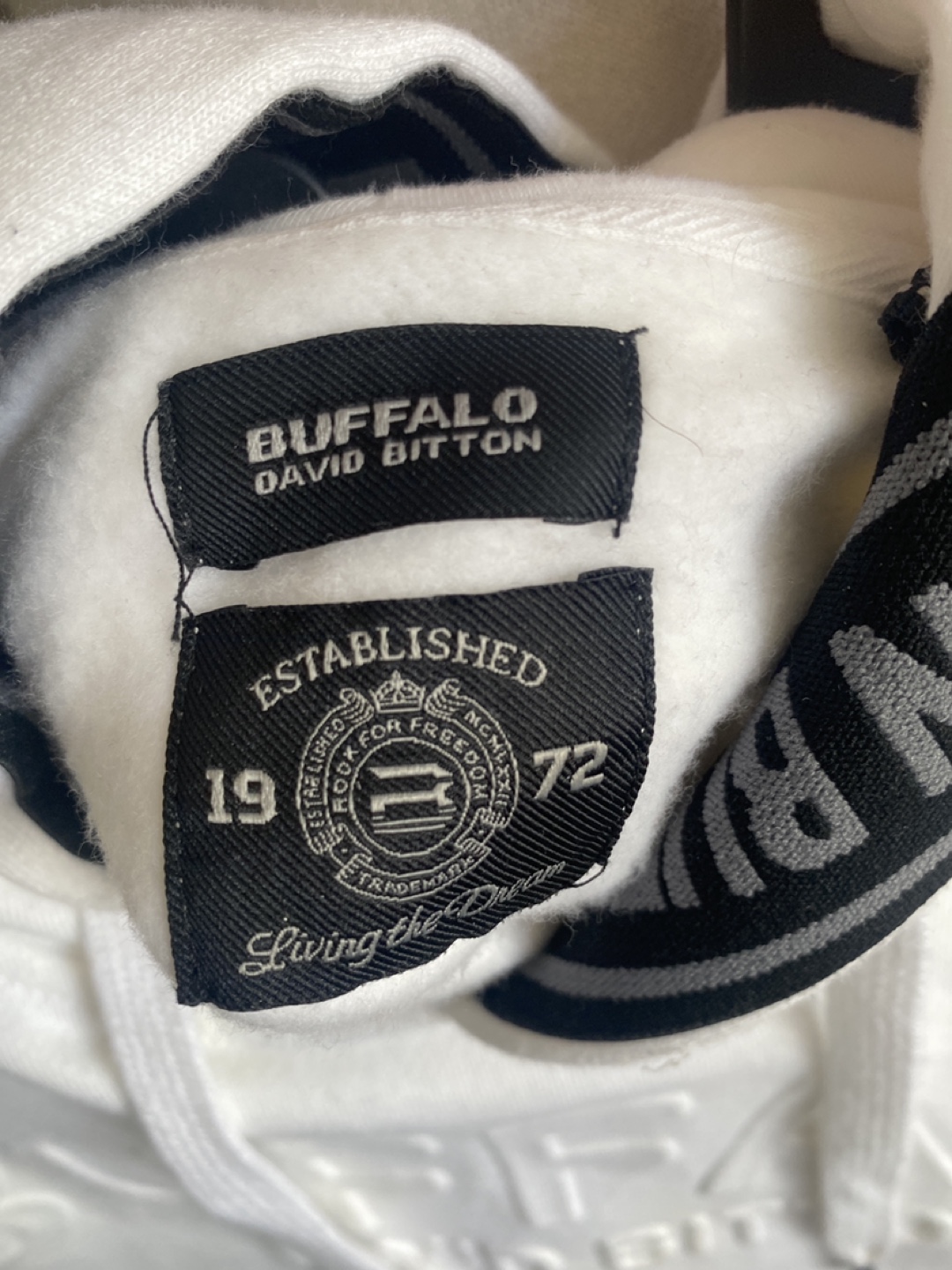 Buffalo David Bitton White Hoodie - photo 4