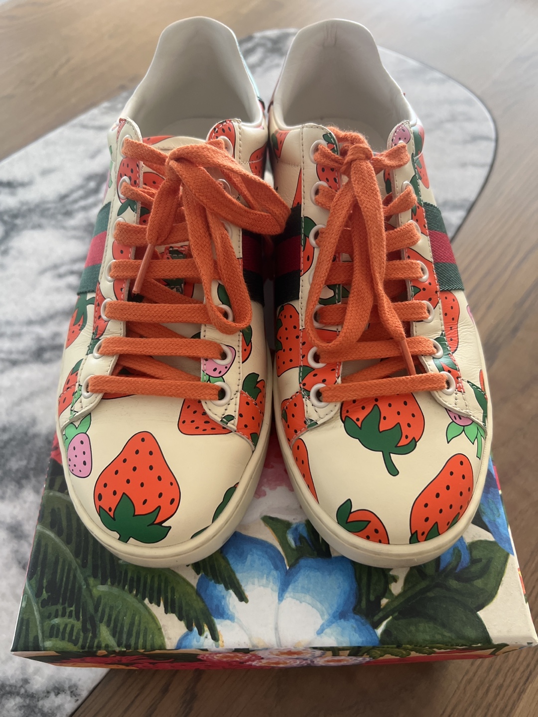 Gucci Strawberry Ace Sneakers - photo 2