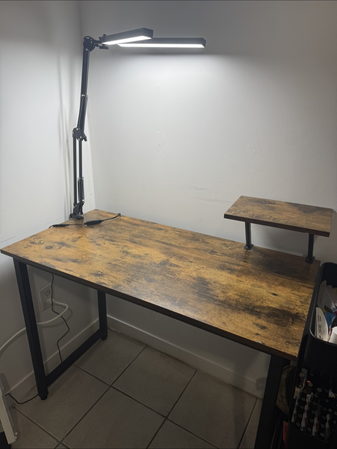 Metal Wood Desktop