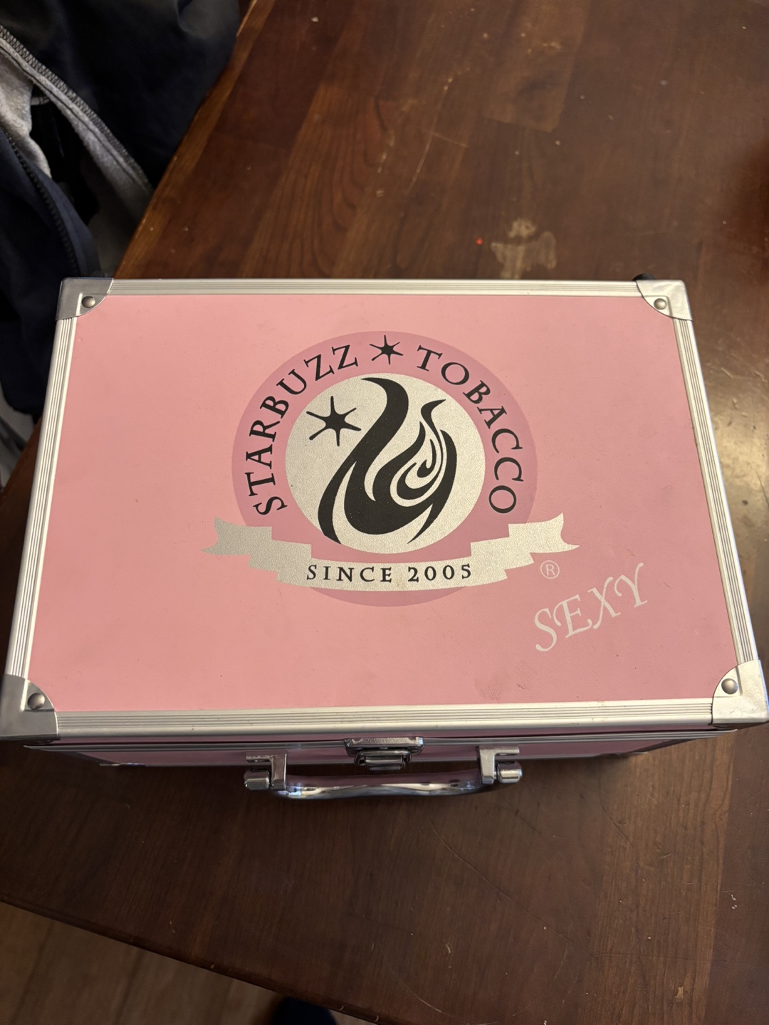 Pink Carry Case with Hookah Accessories