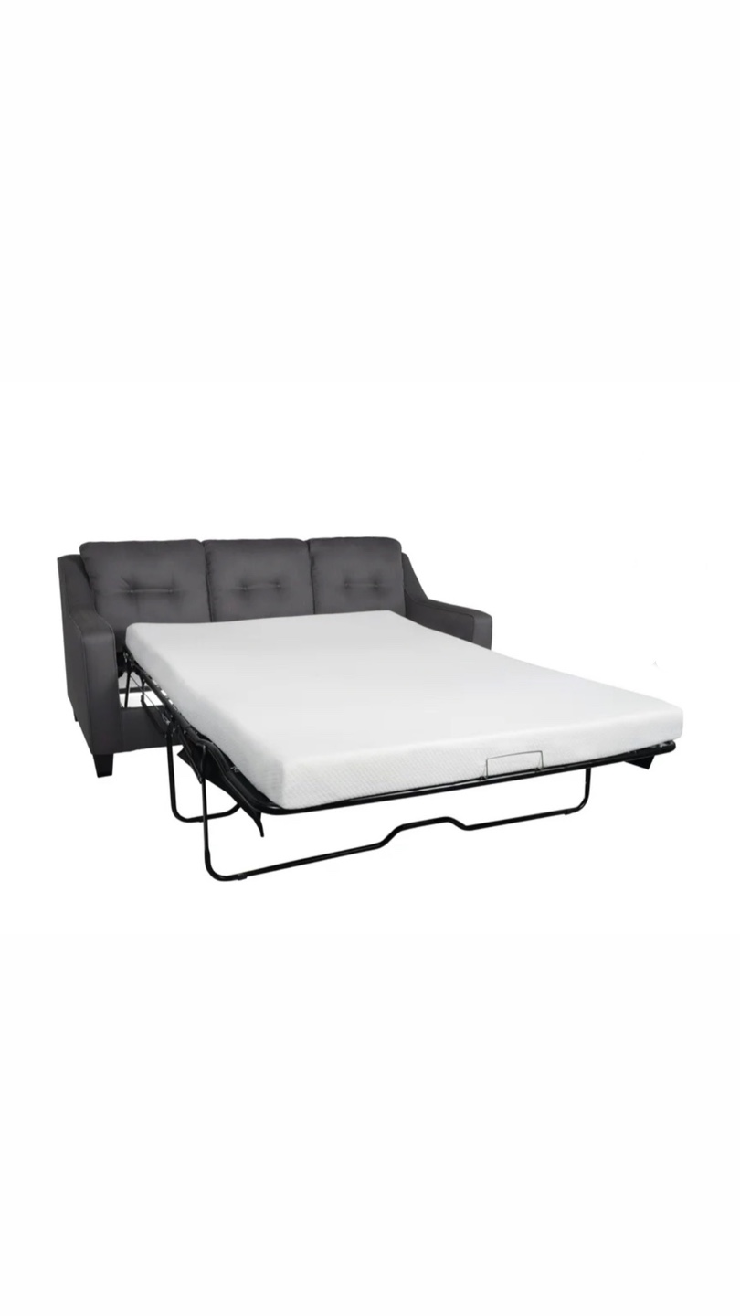Queen White Patterned Mattress
