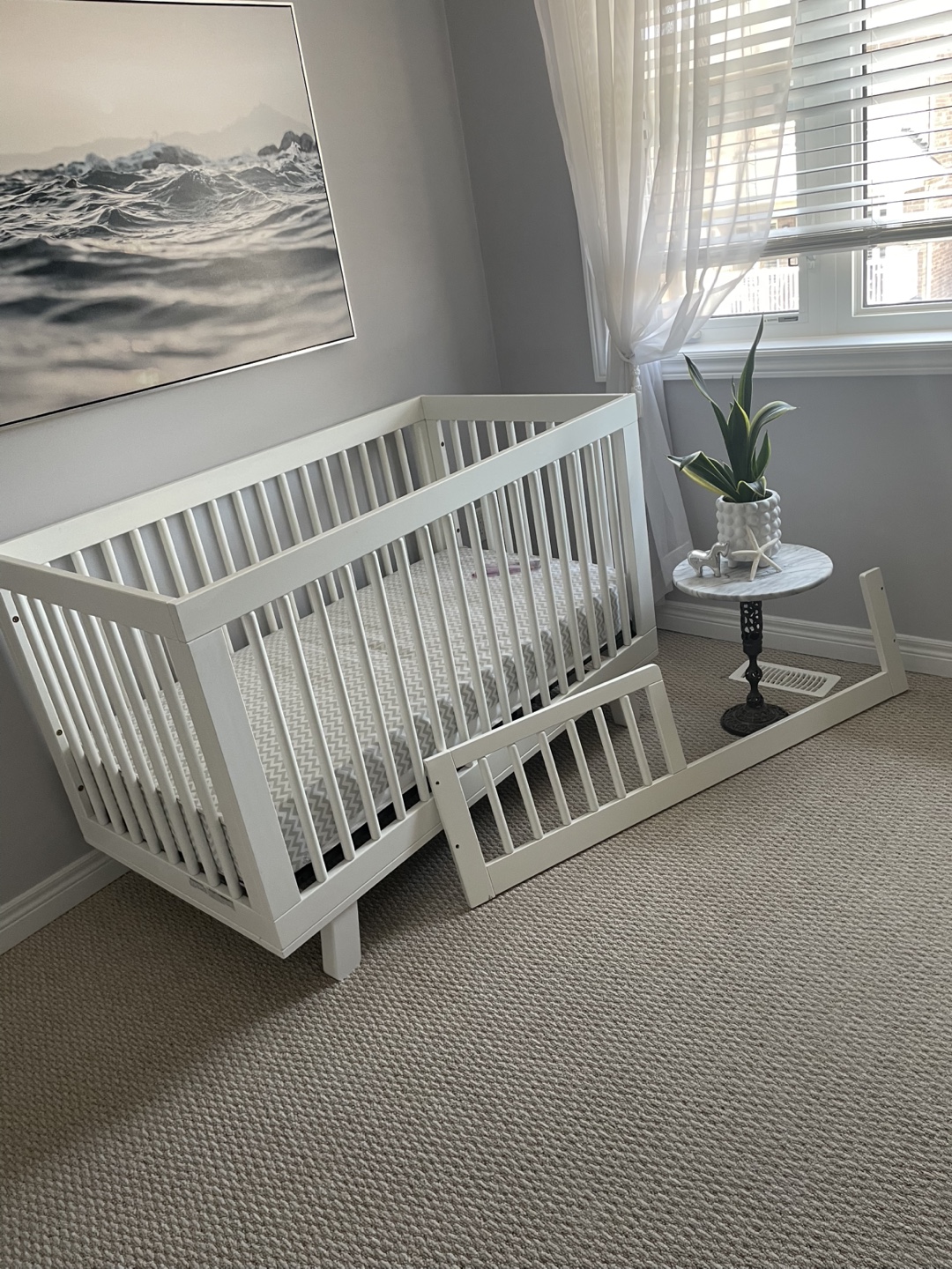White designer Crib - photo 2