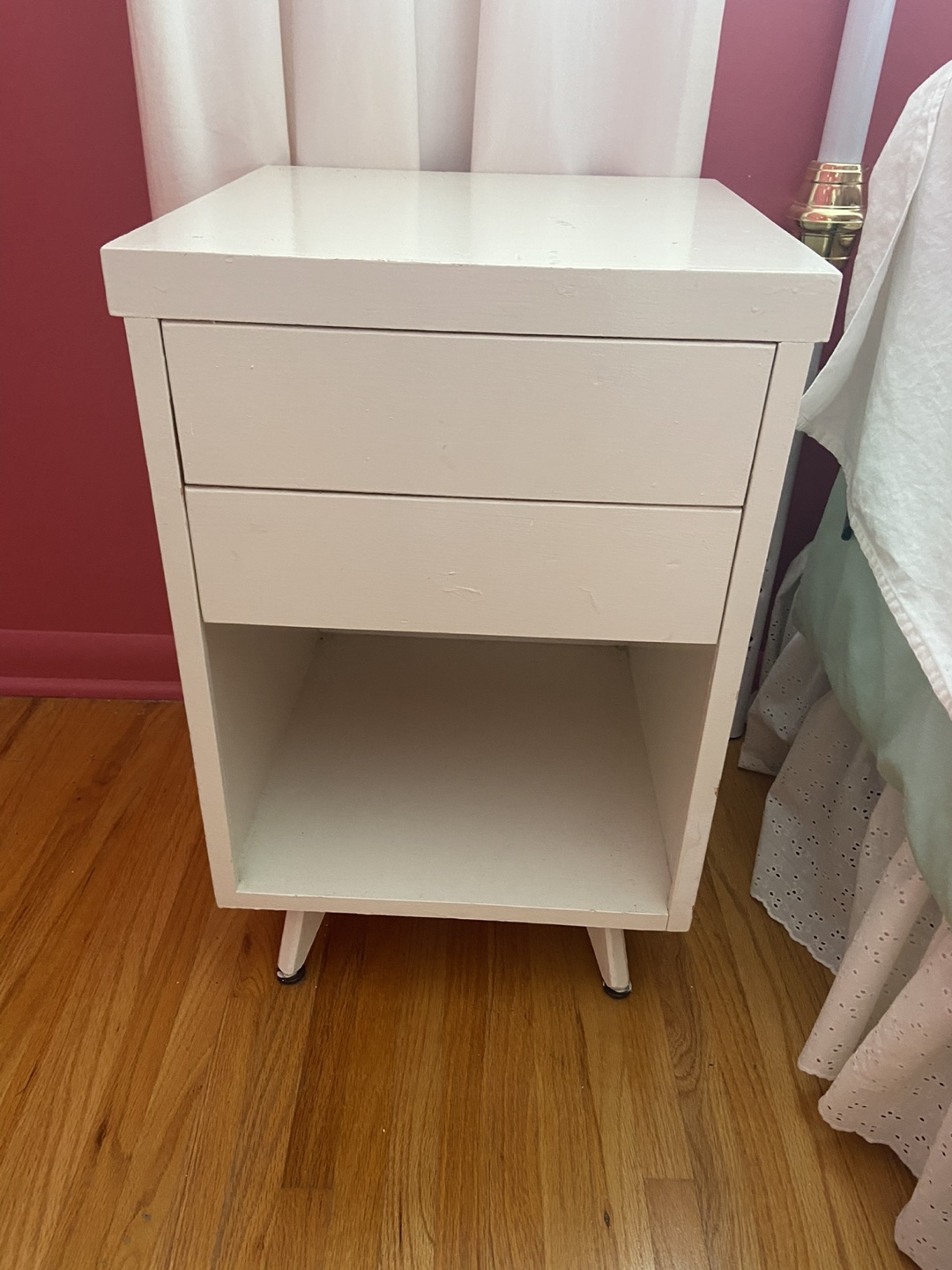 Nightstands with Drawer and Shelves - photo 2