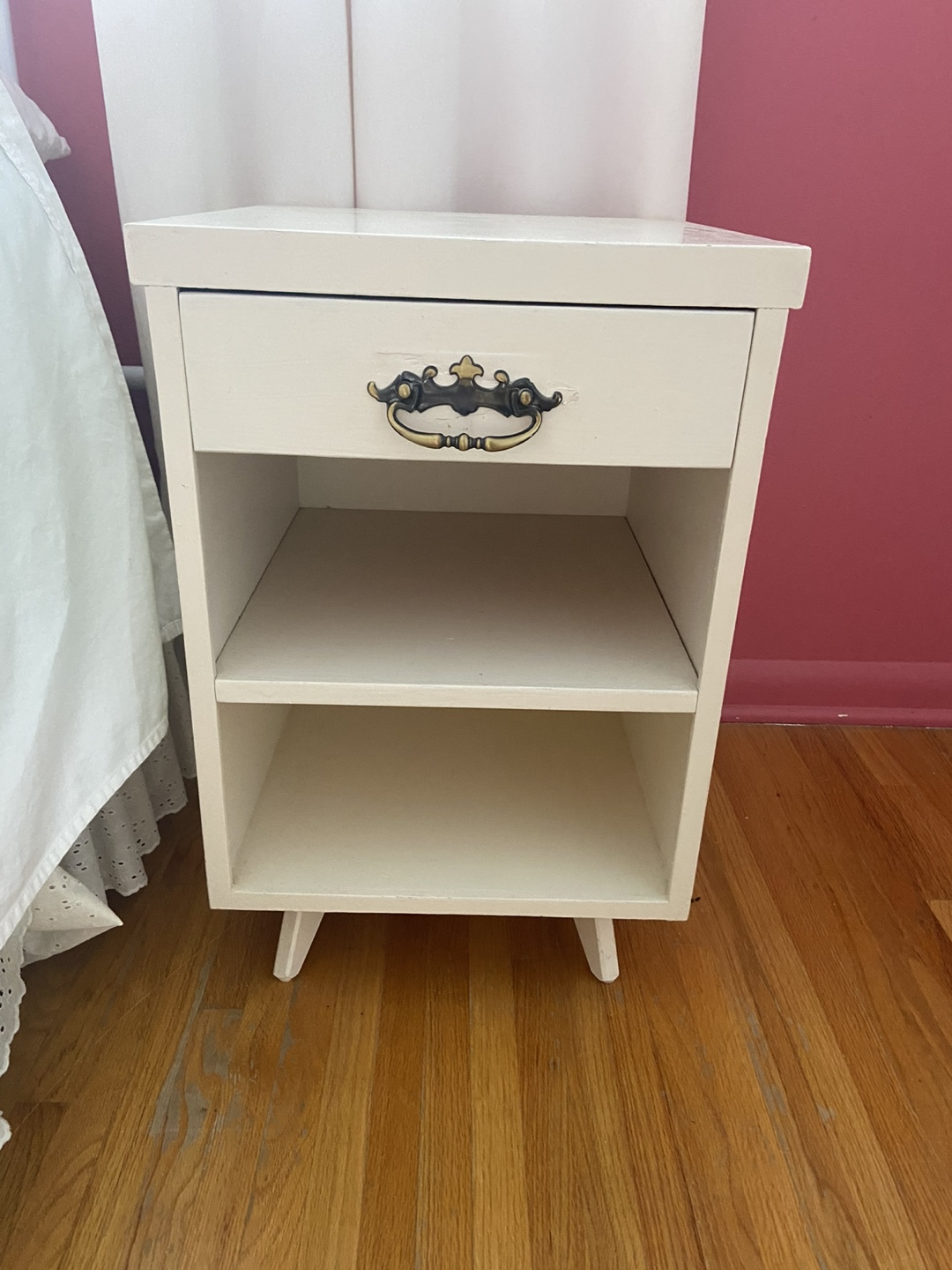 Nightstands with Drawer and Shelves