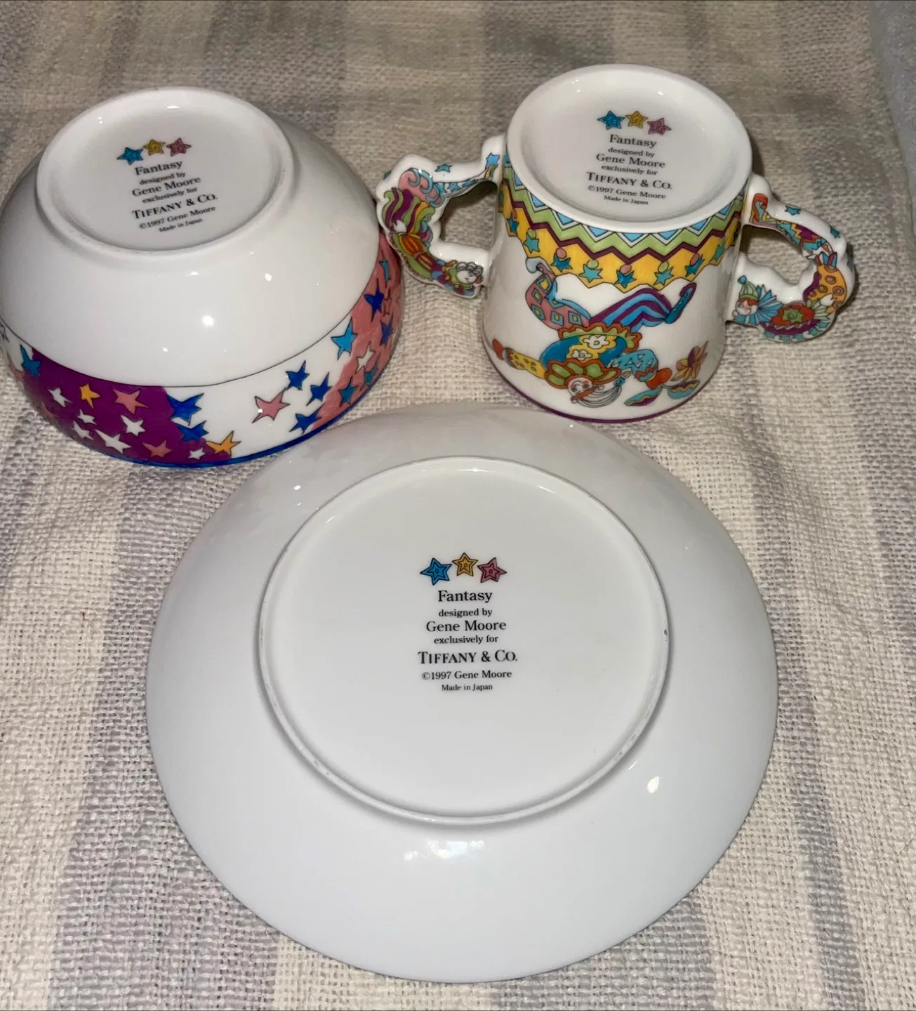 Tiffany & Co. Fantasy Collection Bowl, Mug, and Plate Set image indicator(2)