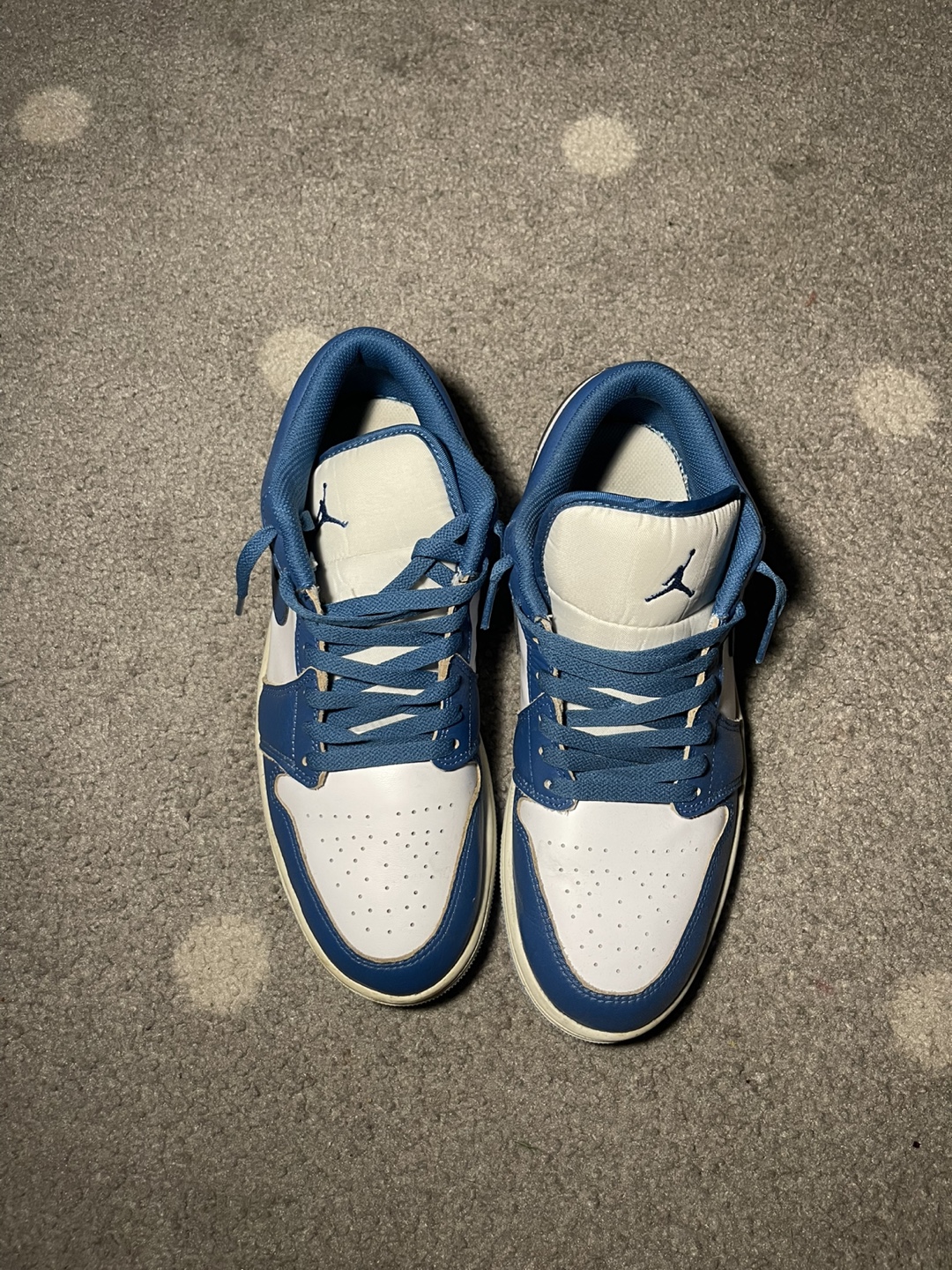 Air Jordan 1 Low - White and Blue