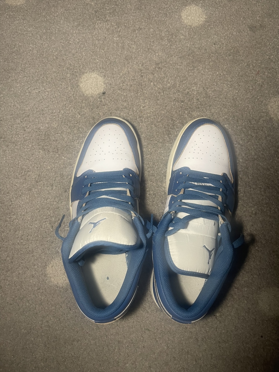 Air Jordan 1 Low - White and Blue - photo 2