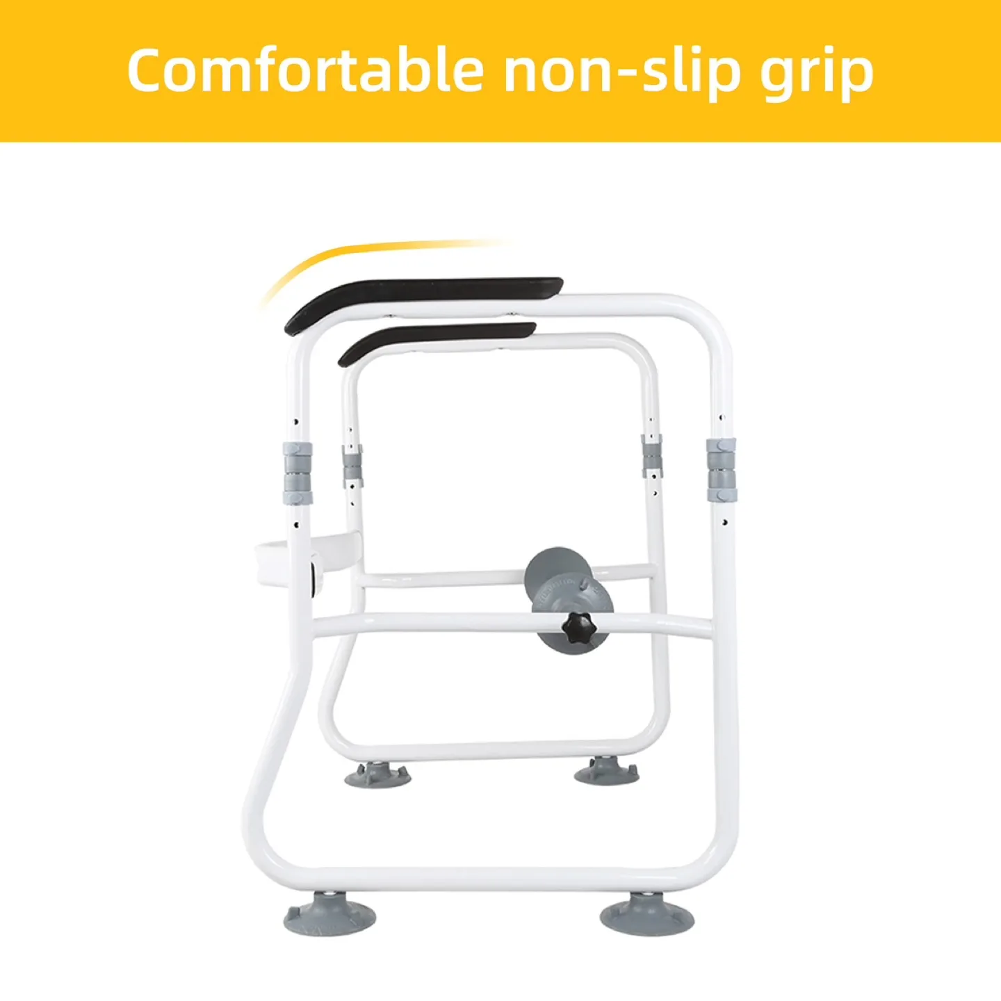 New Toilet Safety Frame  Bathroom Handrails Assist image indicator(6)