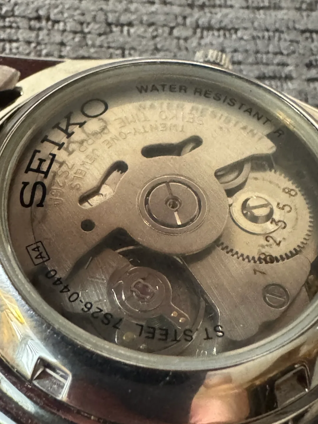 Seiko 5 Silver Automatic Watch SNX111 37mm 7S26-0440 image indicator(3)