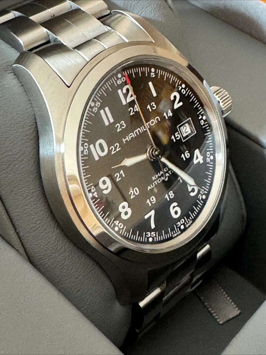 Hamilton Khaki Field Automatic 42mm Watch H70515137 image indicator(4)