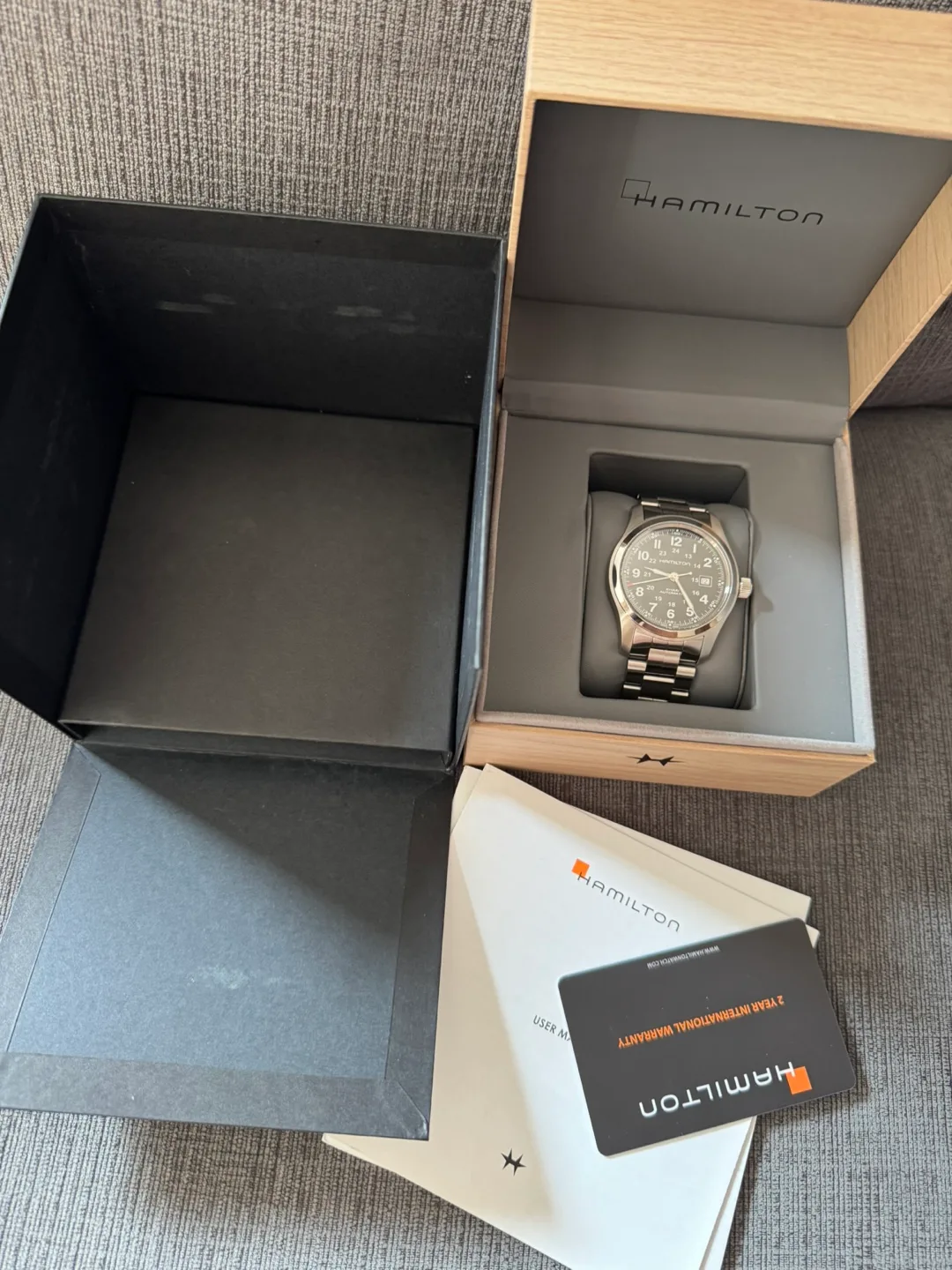 Hamilton Khaki Field Automatic 42mm Watch H70515137 image indicator(2)