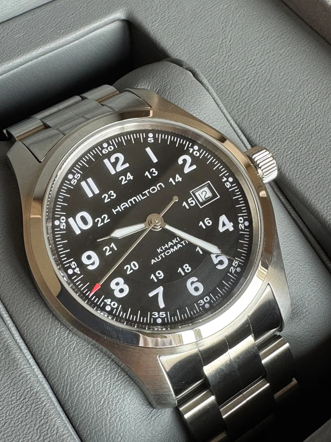 Hamilton Khaki Field Automatic 42mm Watch H70515137 thumbnail