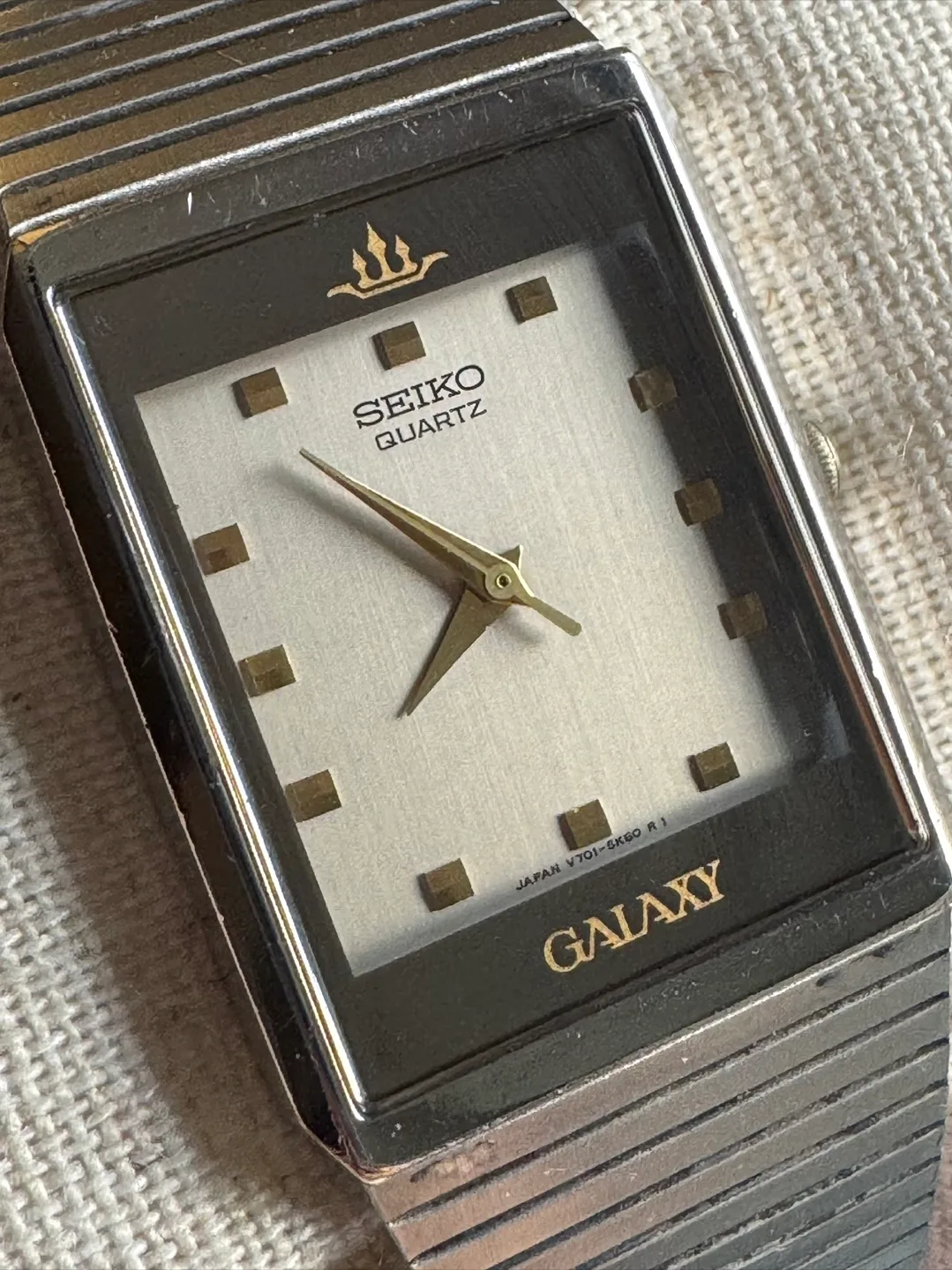 Seiko Vintage Galaxy Quartz Watch V701-5K20 24mm thumbnail