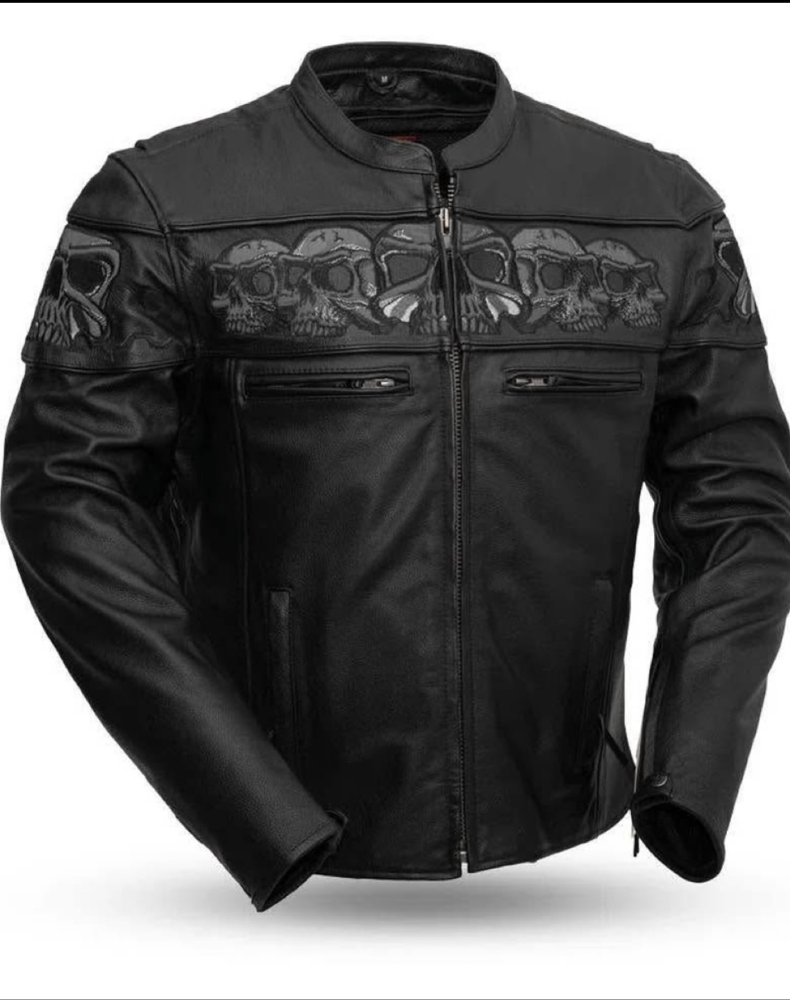 Savage Skulls - Men's Motorcycle Leather Jacket