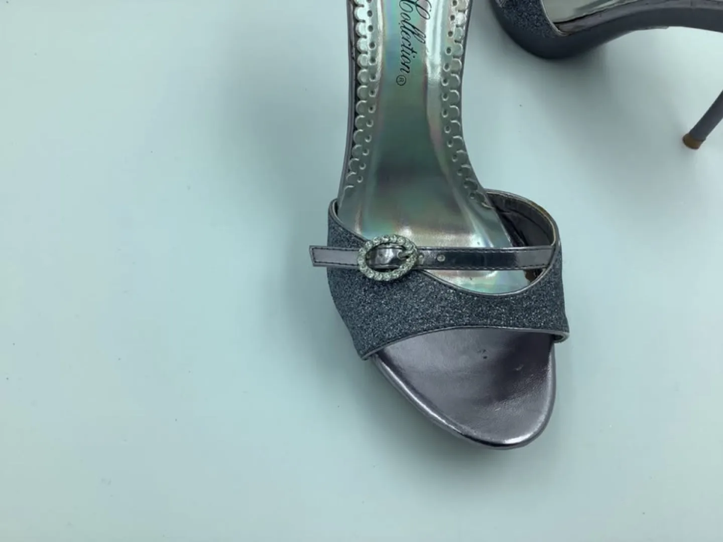 De Blossom Collection Glitter Purple Heels image indicator(2)