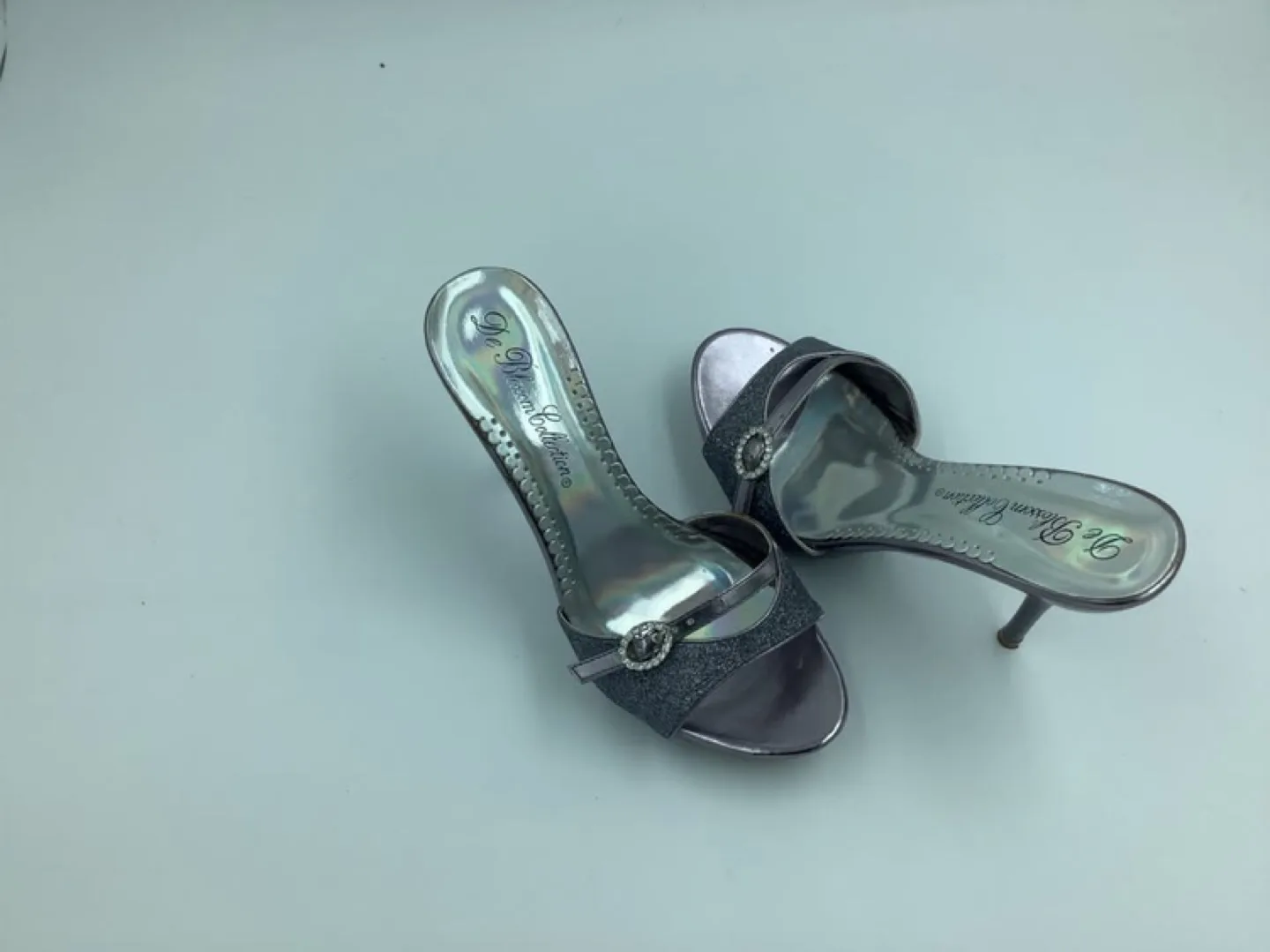 De Blossom Collection Glitter Purple Heels image indicator(3)