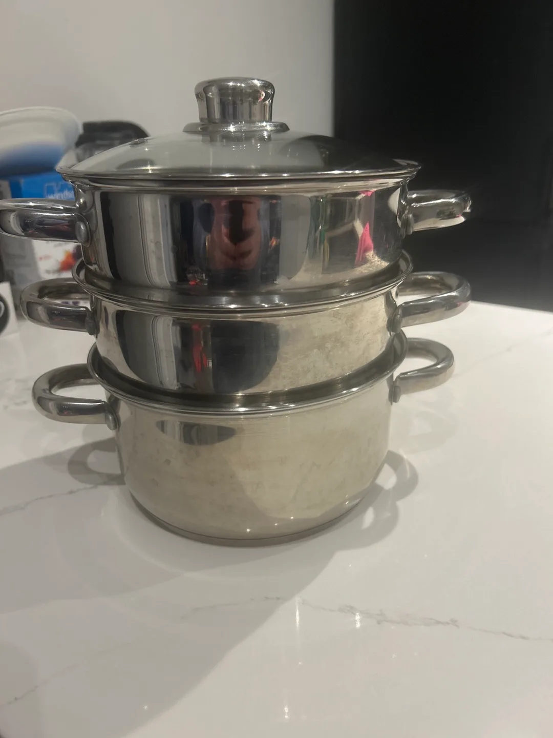 Stainless Steel Steamer/Pot Set thumbnail