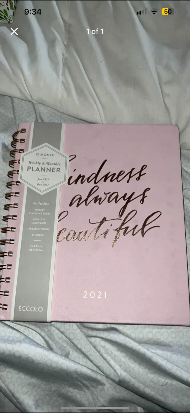 2021 Weekly & Monthly Planner thumbnail