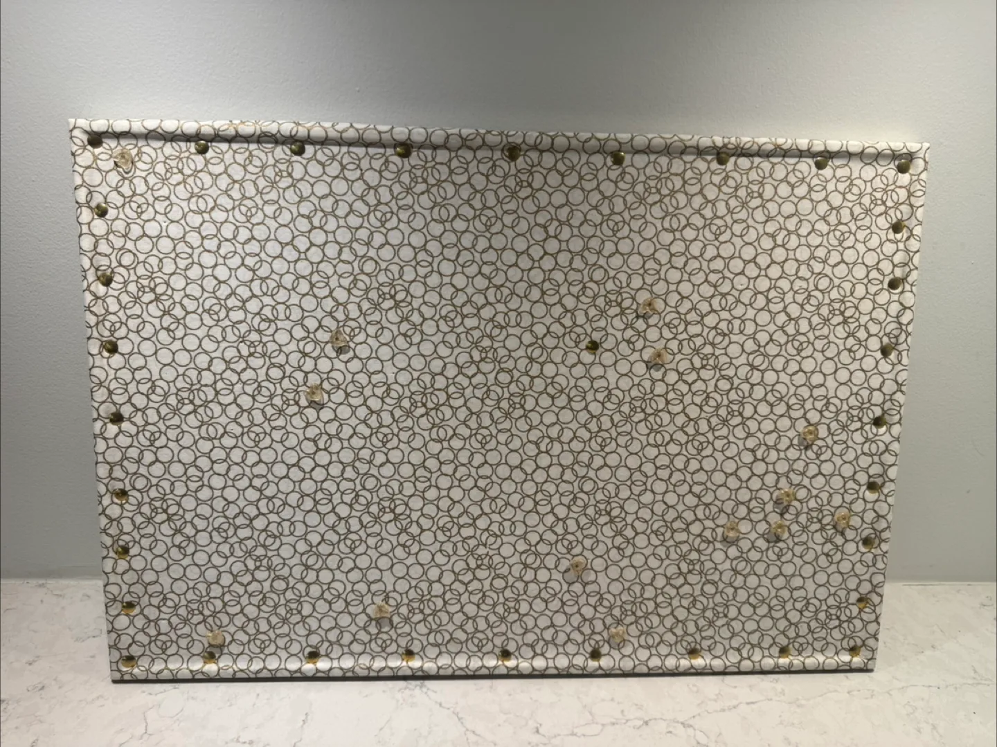 Decorative Fabric Covered Cork Board thumbnail