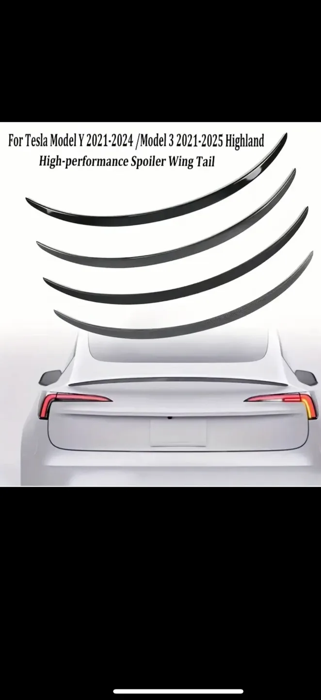 Tesla Spoiler for Model 3 or Y image indicator(4)
