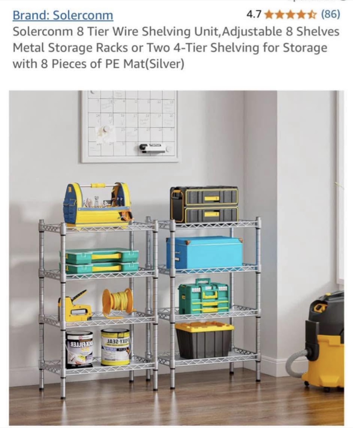 Steel Shelves Rack