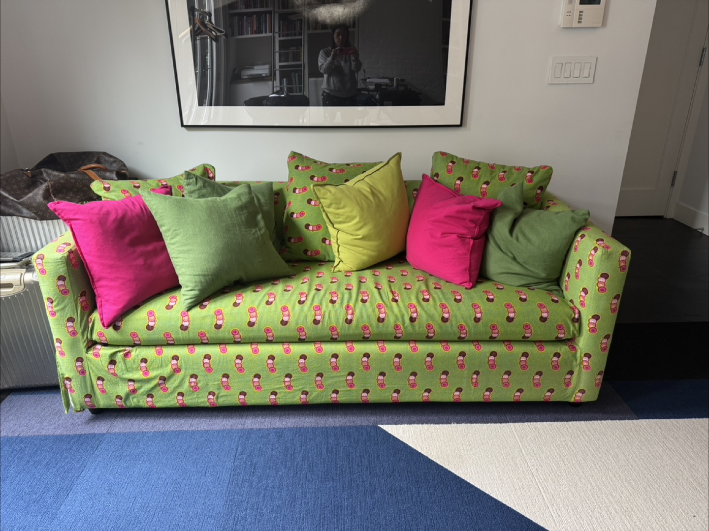 Colorful Sofa bed with Pillows - photo 2