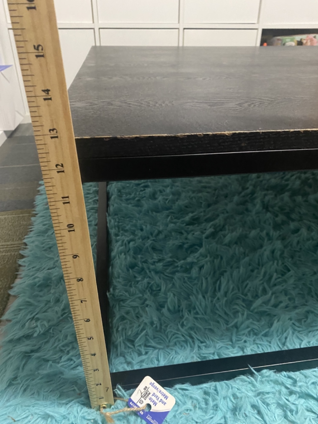 Black Square Coffee Table - photo 3
