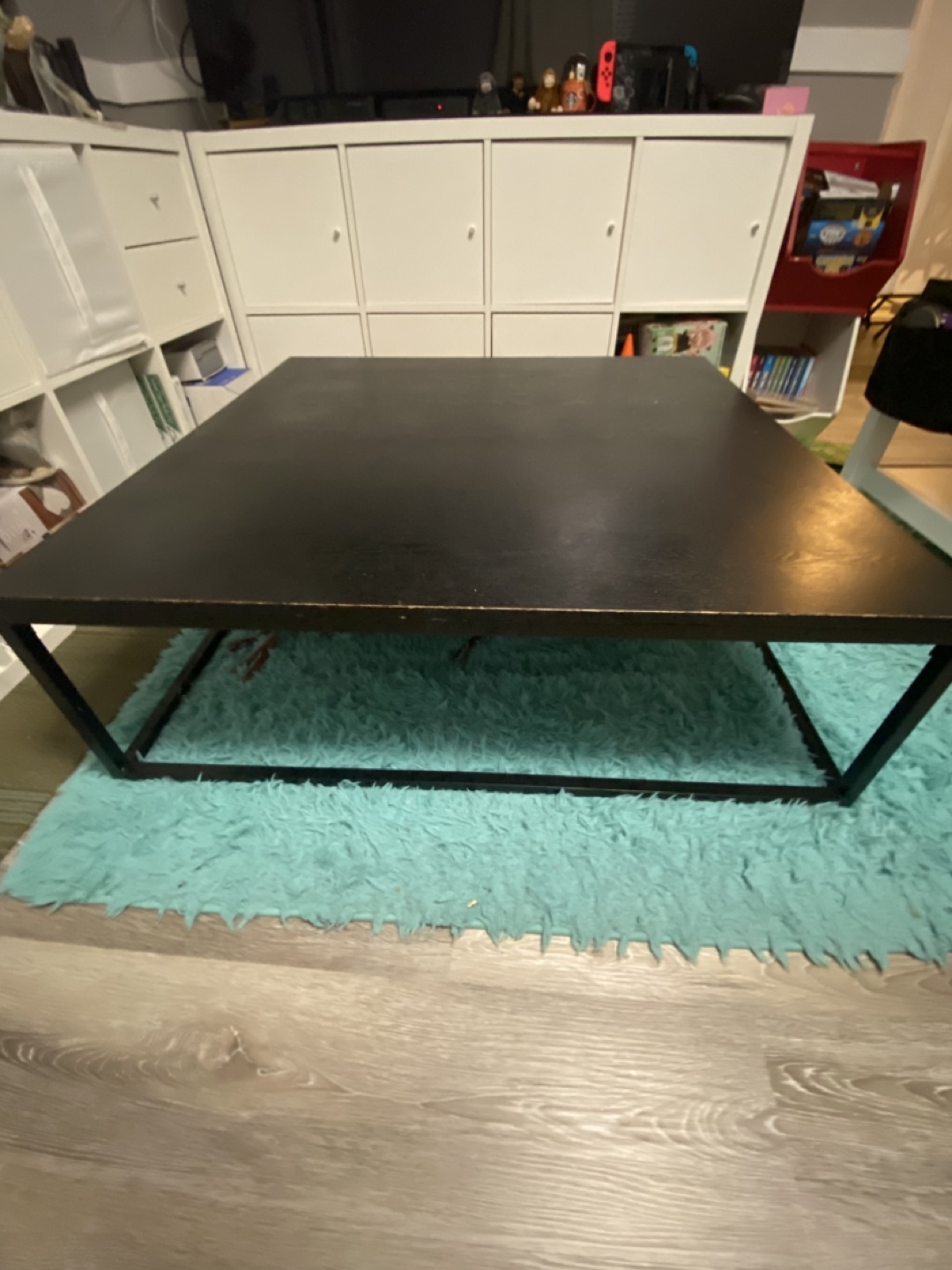 Black Square Coffee Table - photo 2
