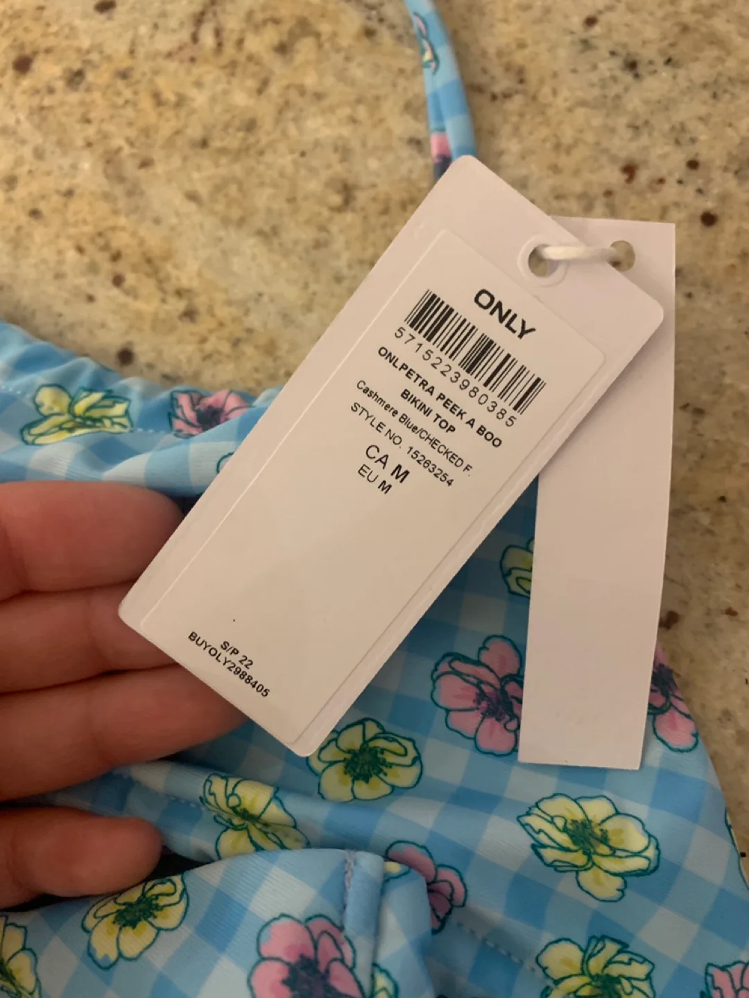 Only Blue Floral Bikini Set BNWT image indicator(2)