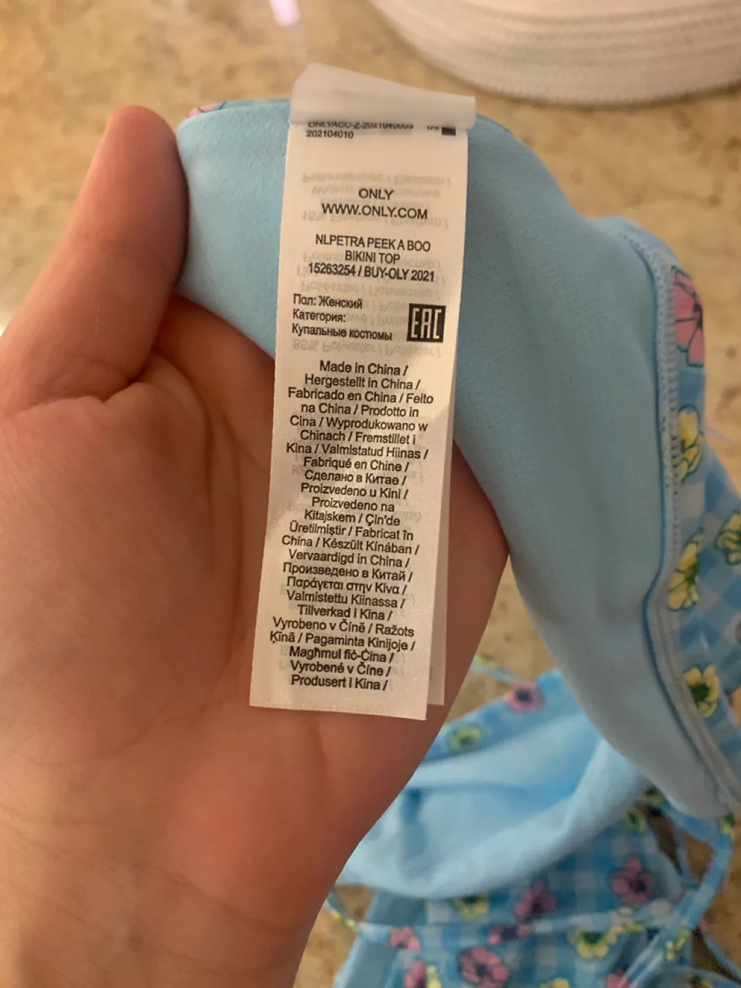 Only Blue Floral Bikini Set BNWT image indicator(3)