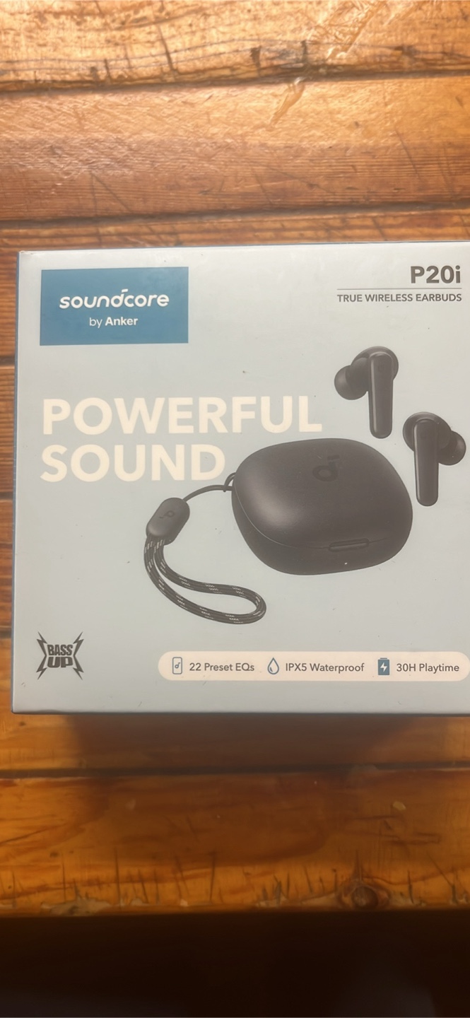 Soundcore P20i Wireless Earbuds still in the box brand new