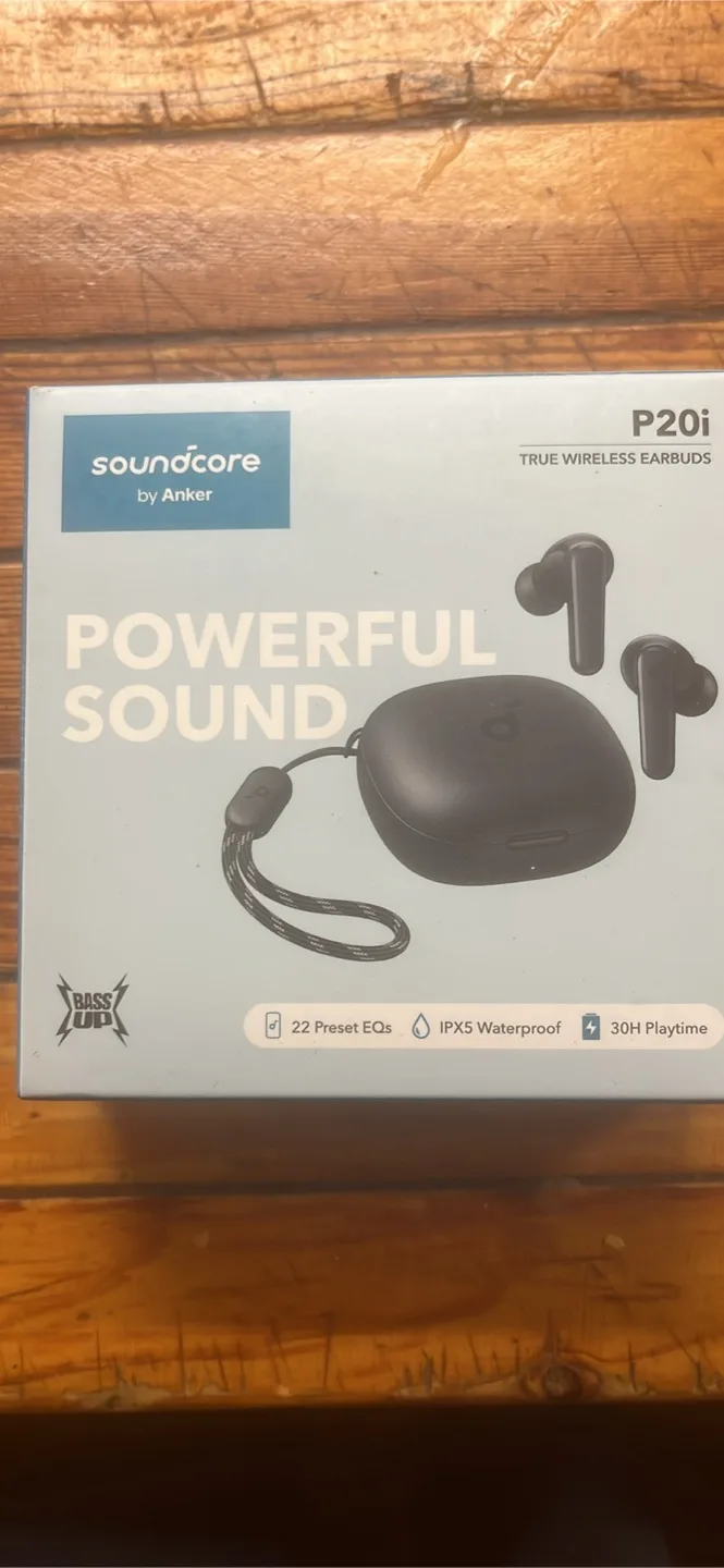 Soundcore P20i Wireless Earbuds still in the box brand new thumbnail