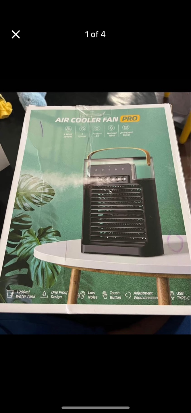 Portable Air Cooler Pro Fan