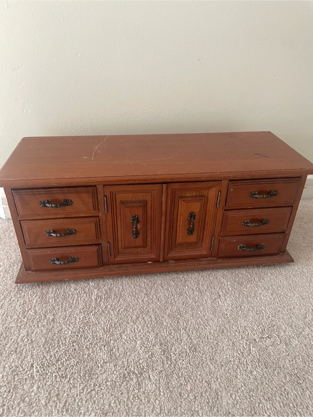 Vintage Wooden Jewelry Box image indicator(8)