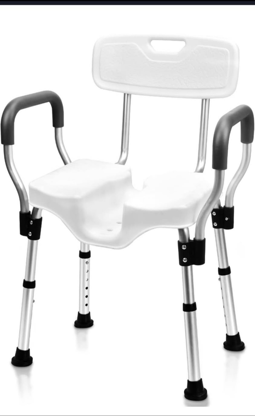 Shower Chair with Back and Arms - photo 2