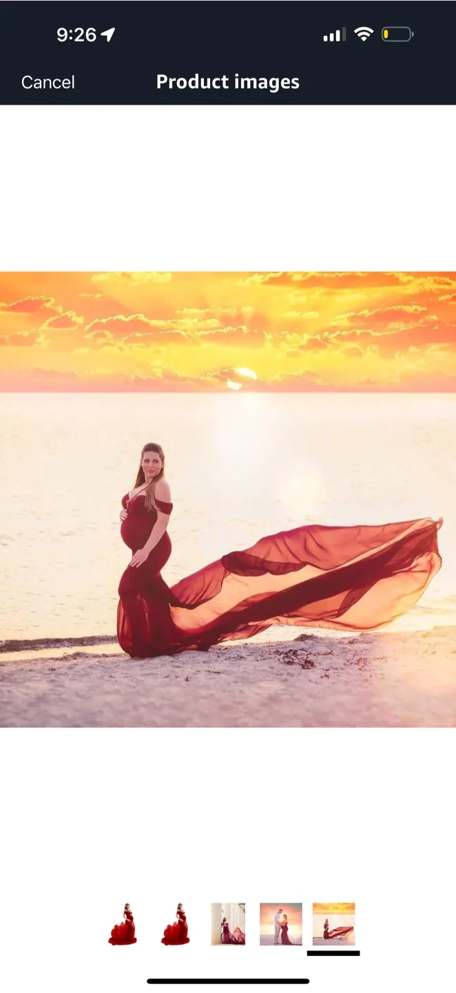 Red Maternity Dress thumbnail