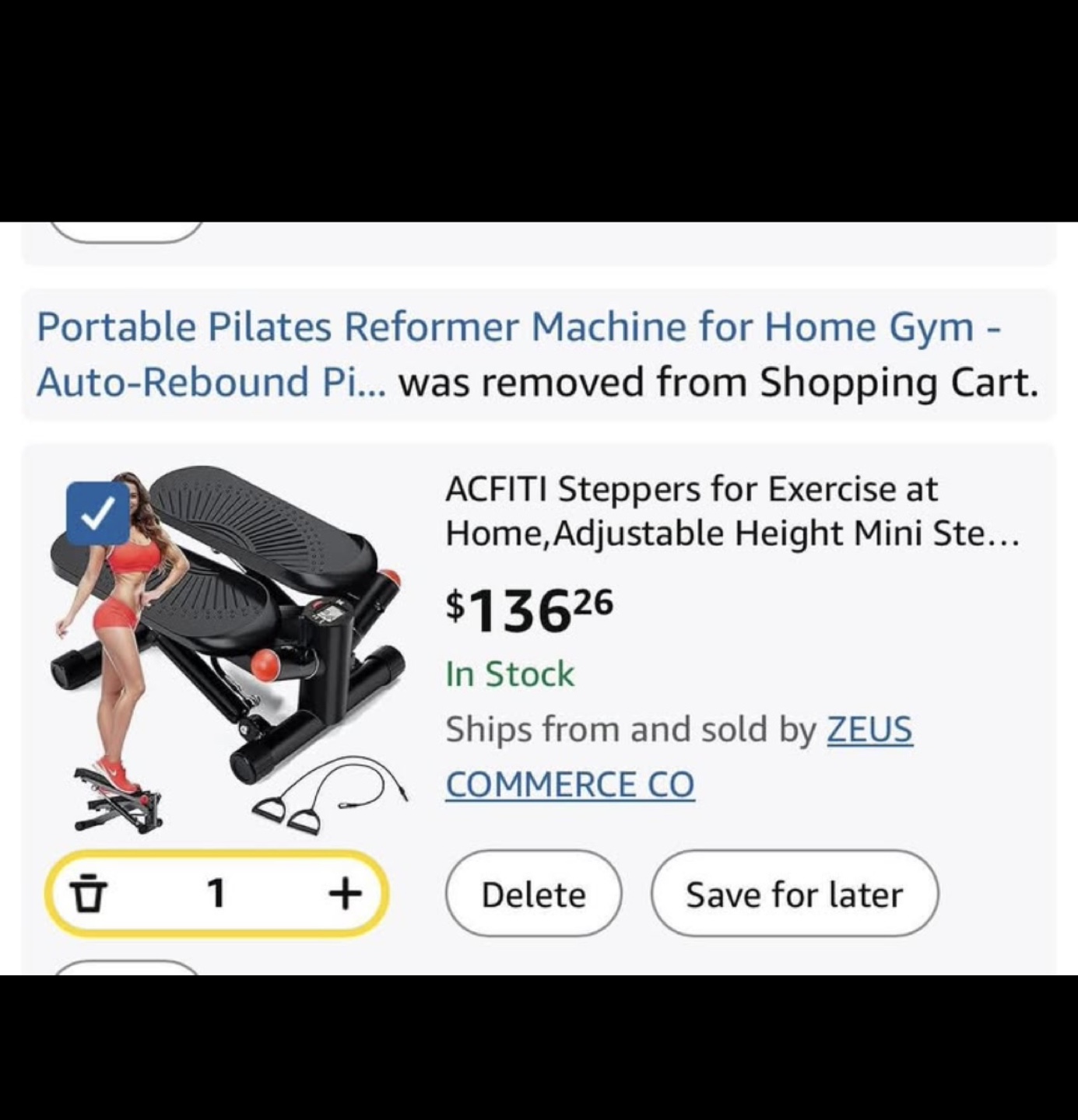 ACFITI Mini Stepper for exercise