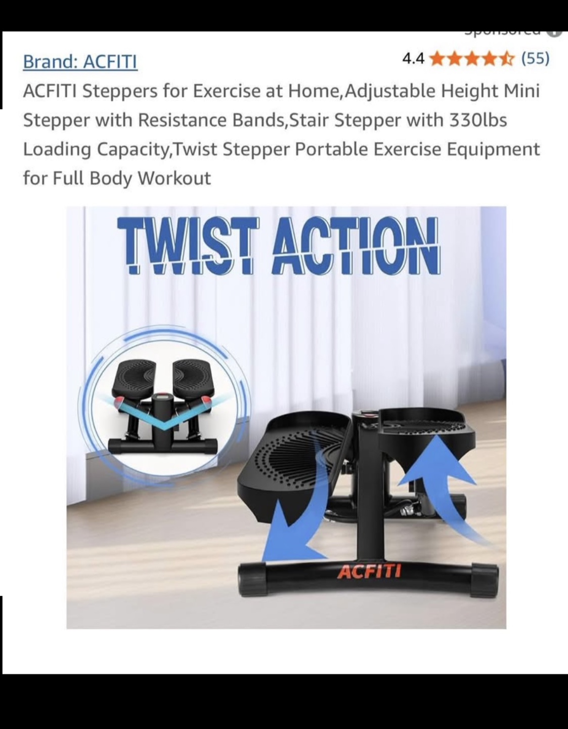 ACFITI Mini Stepper for exercise - photo 4