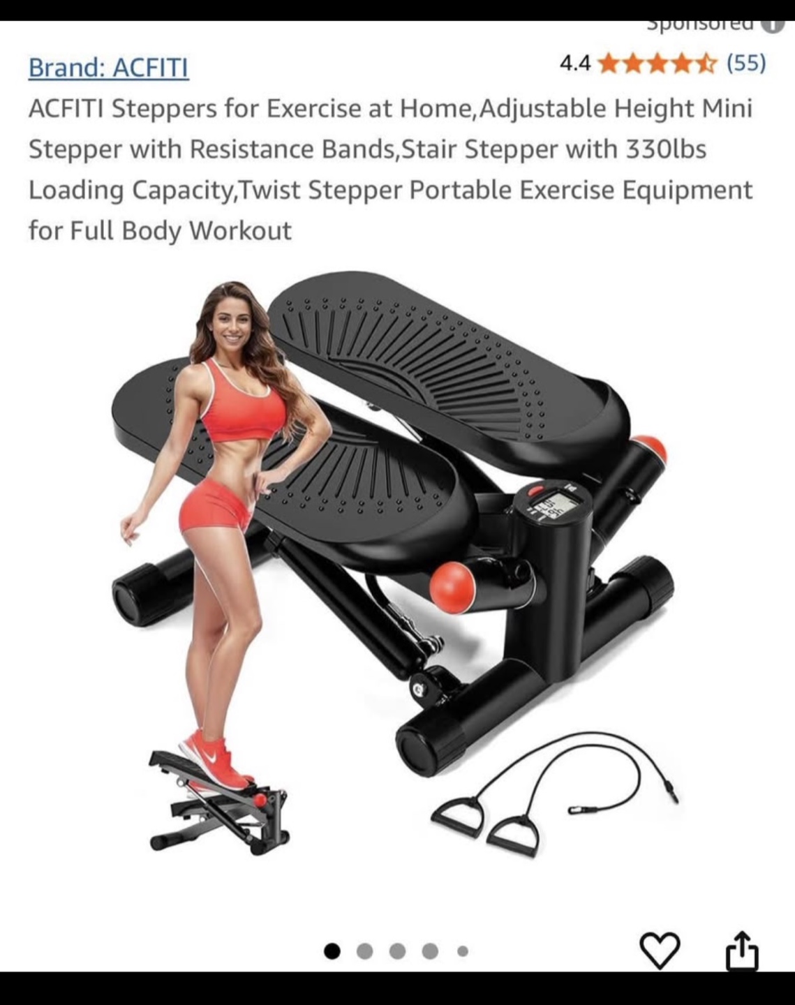 ACFITI Mini Stepper for exercise - photo 5